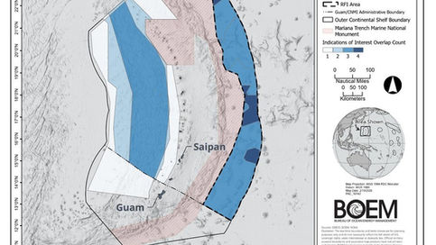 Deep-sea mining target area moves closer to Guam