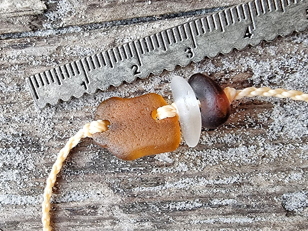 Miniaturbild: Seeglas Fußkettchen