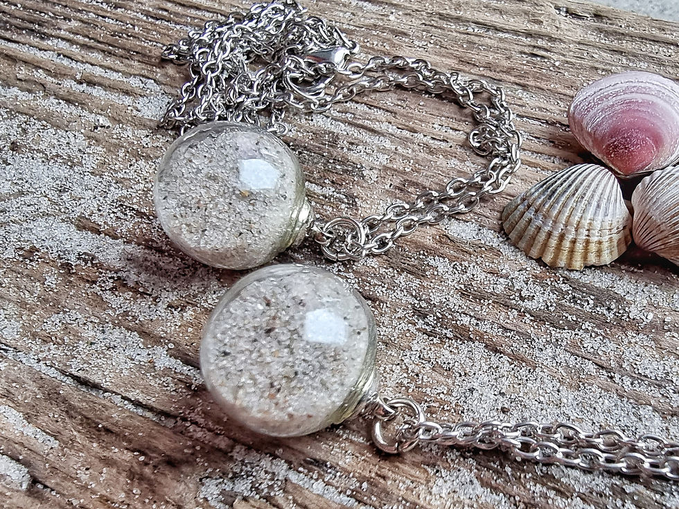 Miniaturbild: Ostseesandkugel an Gliederkette