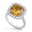 Thumbnail: HANAH FANCY ORANGE DIAMOND RING