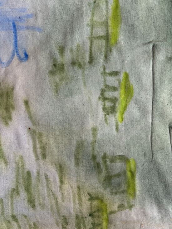 Abstract color field paintings based on the Bible to encourage and uplift.