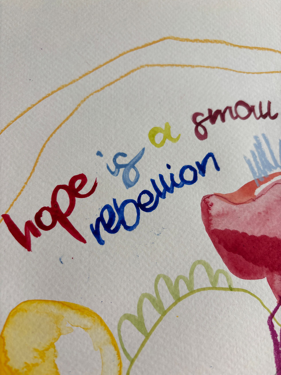 Miniaturbild: hope is a small rebellion