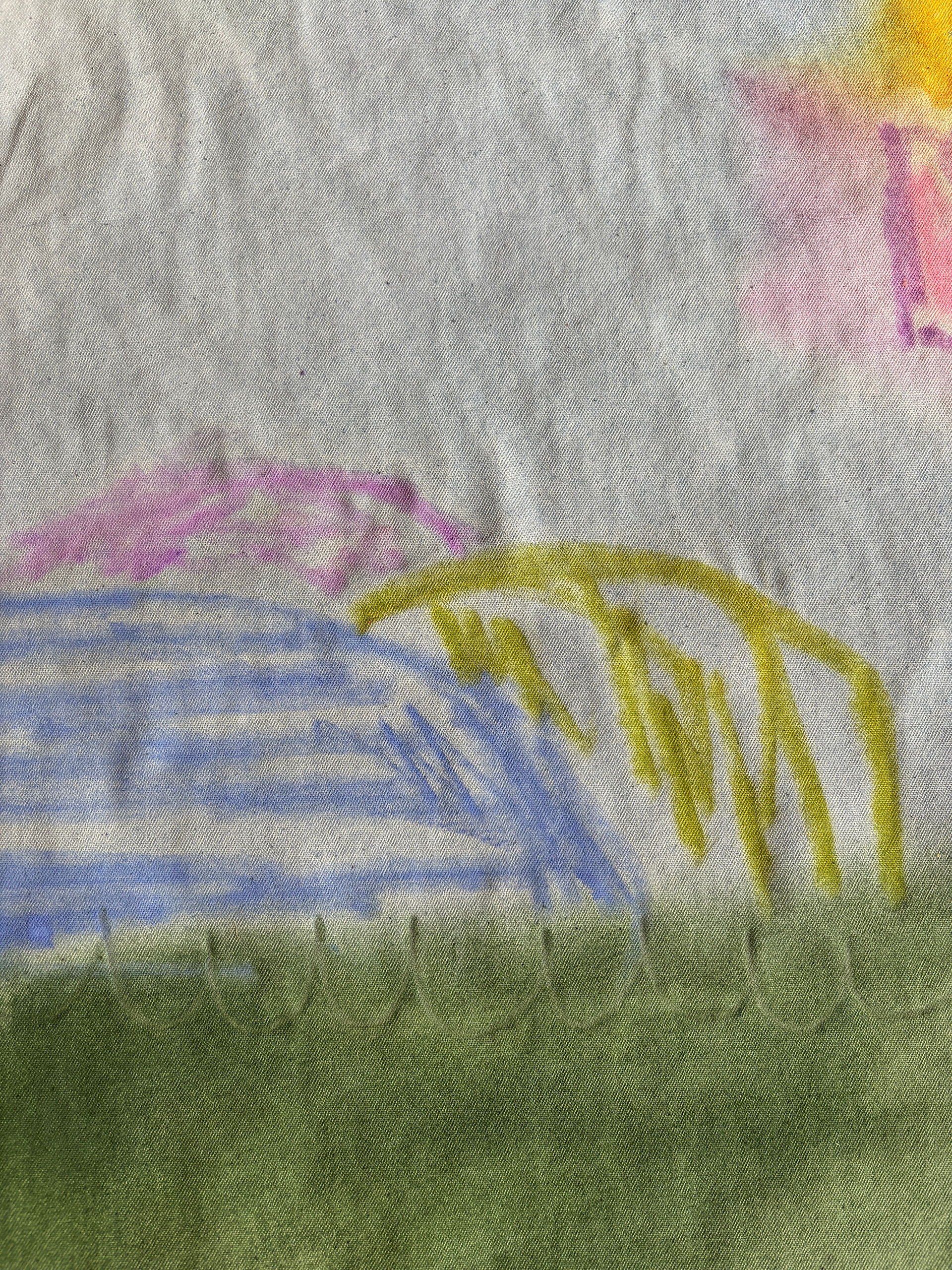 Abstract color field paintings based on the Bible to encourage and uplift.