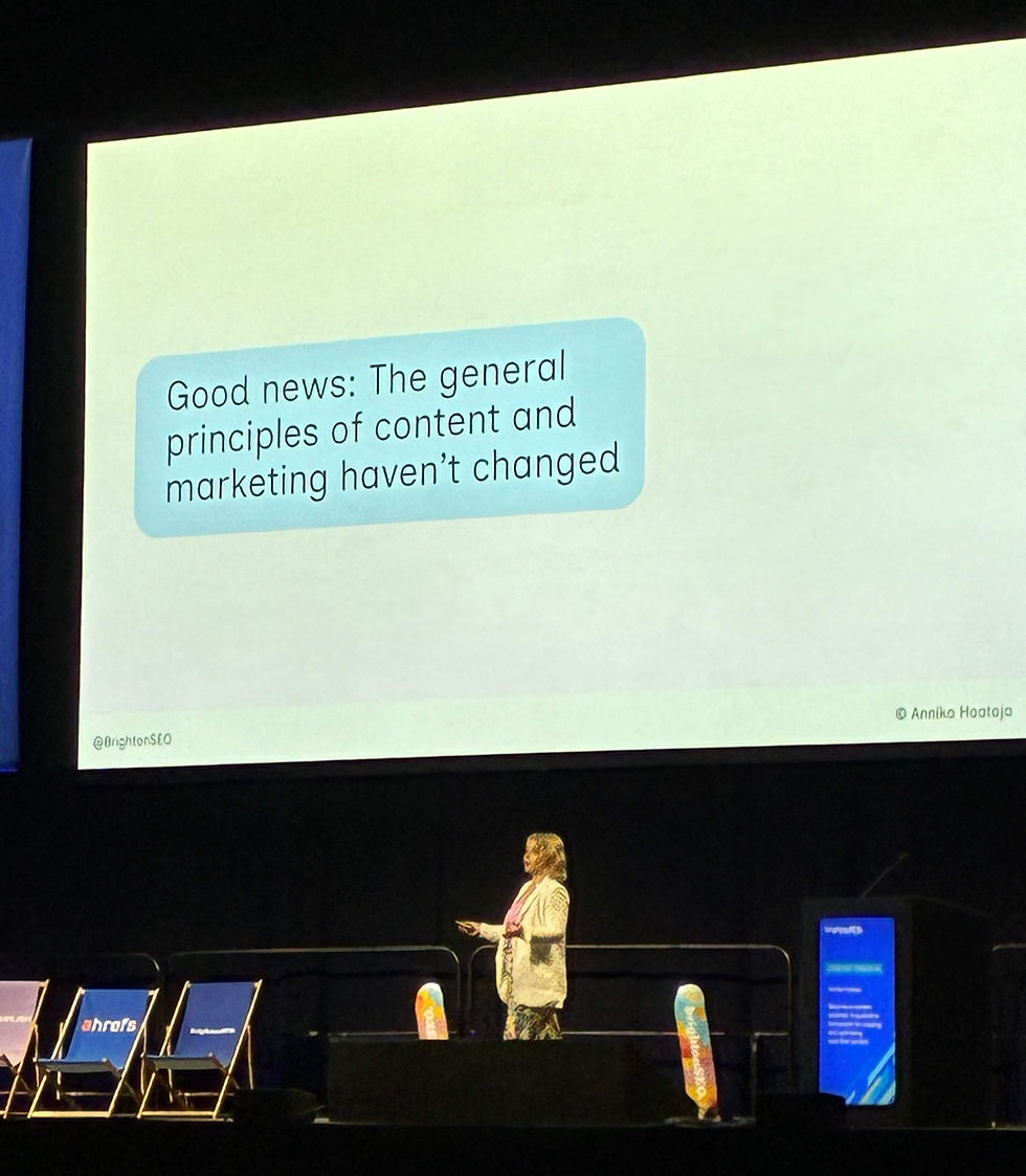 Annika Haataja at brightonSEO