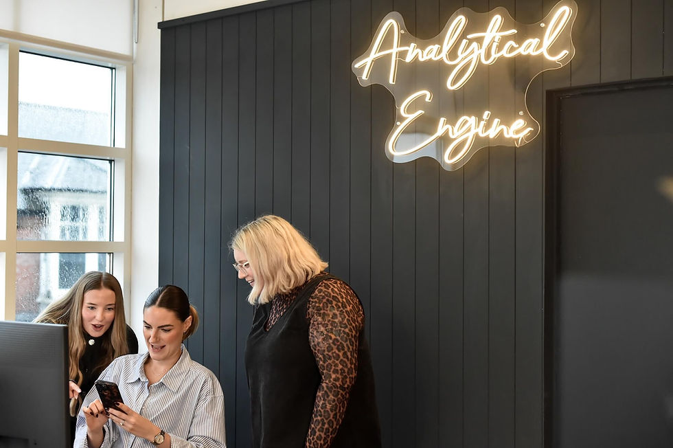 Scarlett, Dani and Rosie at ADA Digital HQ