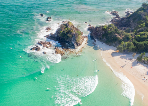 Scenic view of The Pass view