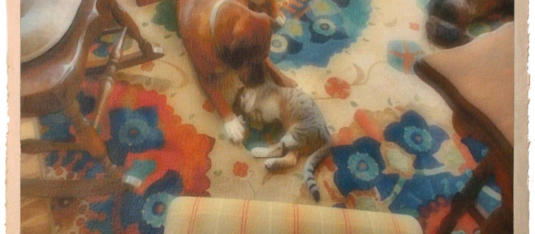 My latest watercolor painting is titled:
"Time Spent With Our Pets Is Never Wasted"