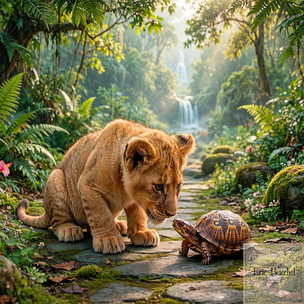 Toby and a Turtle named Lynx