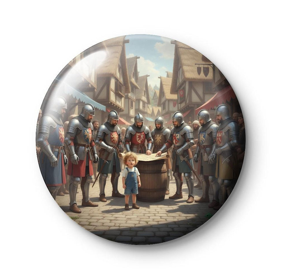 Young Andrew was capturing the Knights of the Brave Hearts' attention.