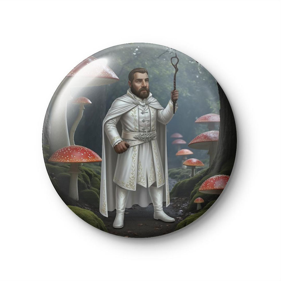 The sorcerer was now clothed in light.