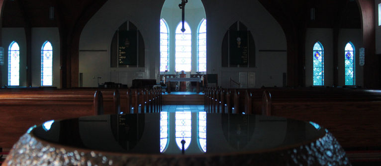 "The Church Entrance Font" 