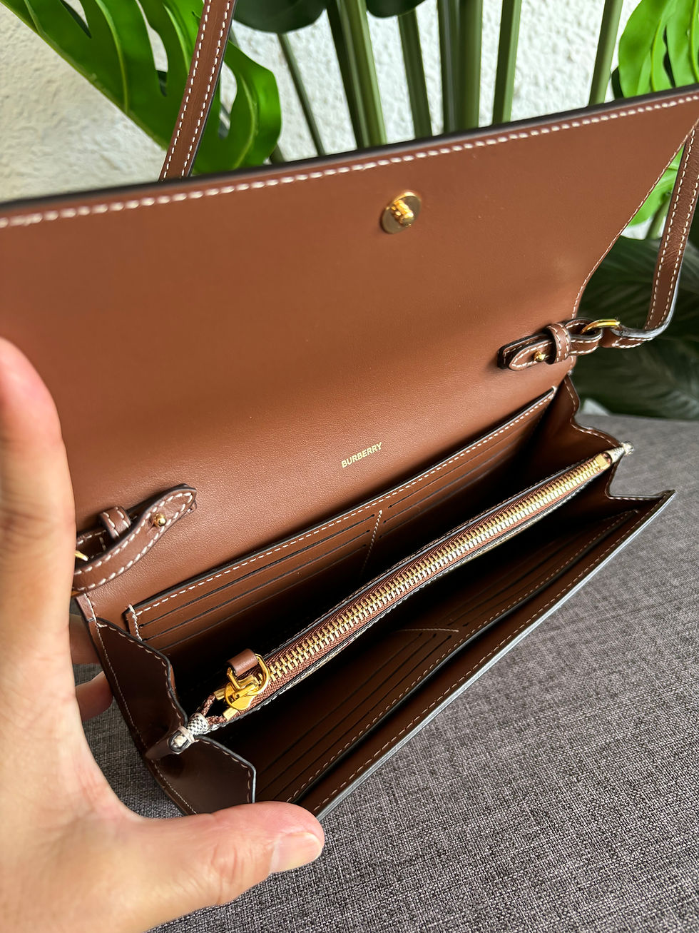 Thumbnail: Burberry Hannah Wallet On Chain 80580021