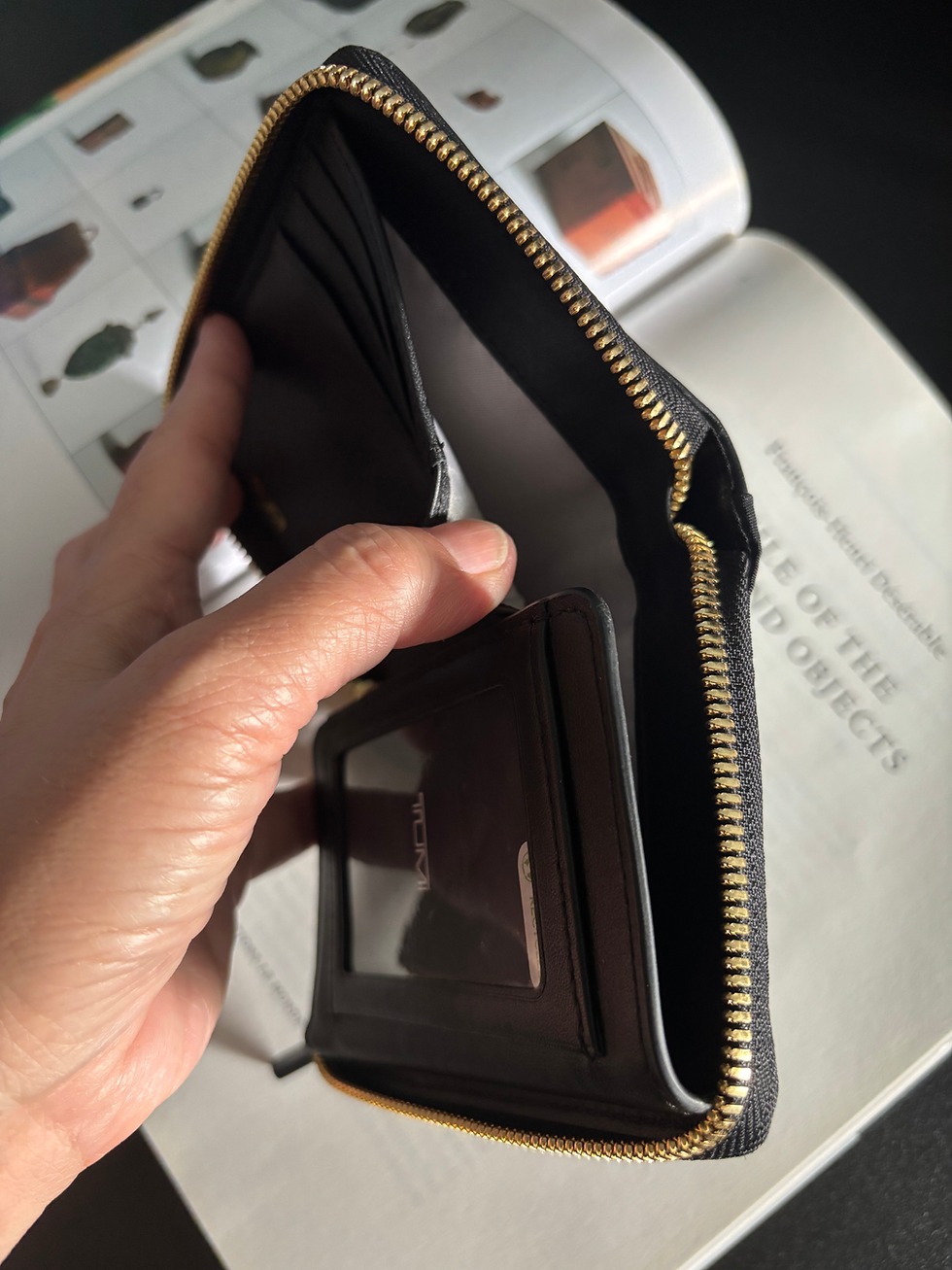 Thumbnail: Tumi Voyageur Tri Fold Zip Around Wallet