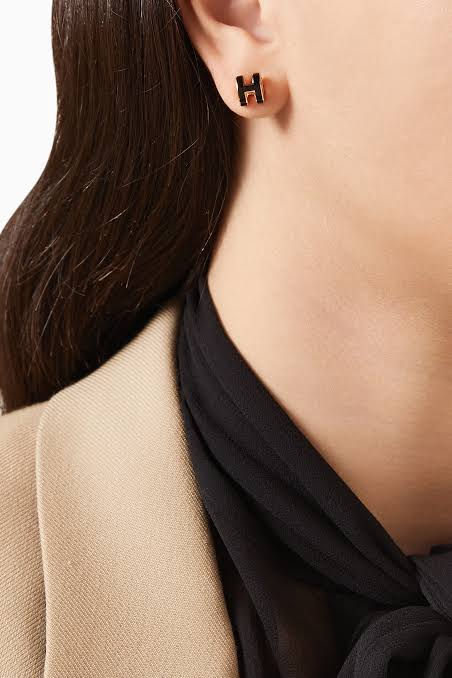 Thumbnail: Hermes Mini Pop H earrings