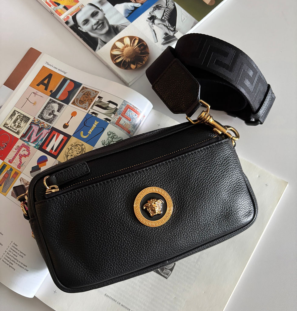 Thumbnail: Versace Medusa Leather Crossbody and Belt Bag