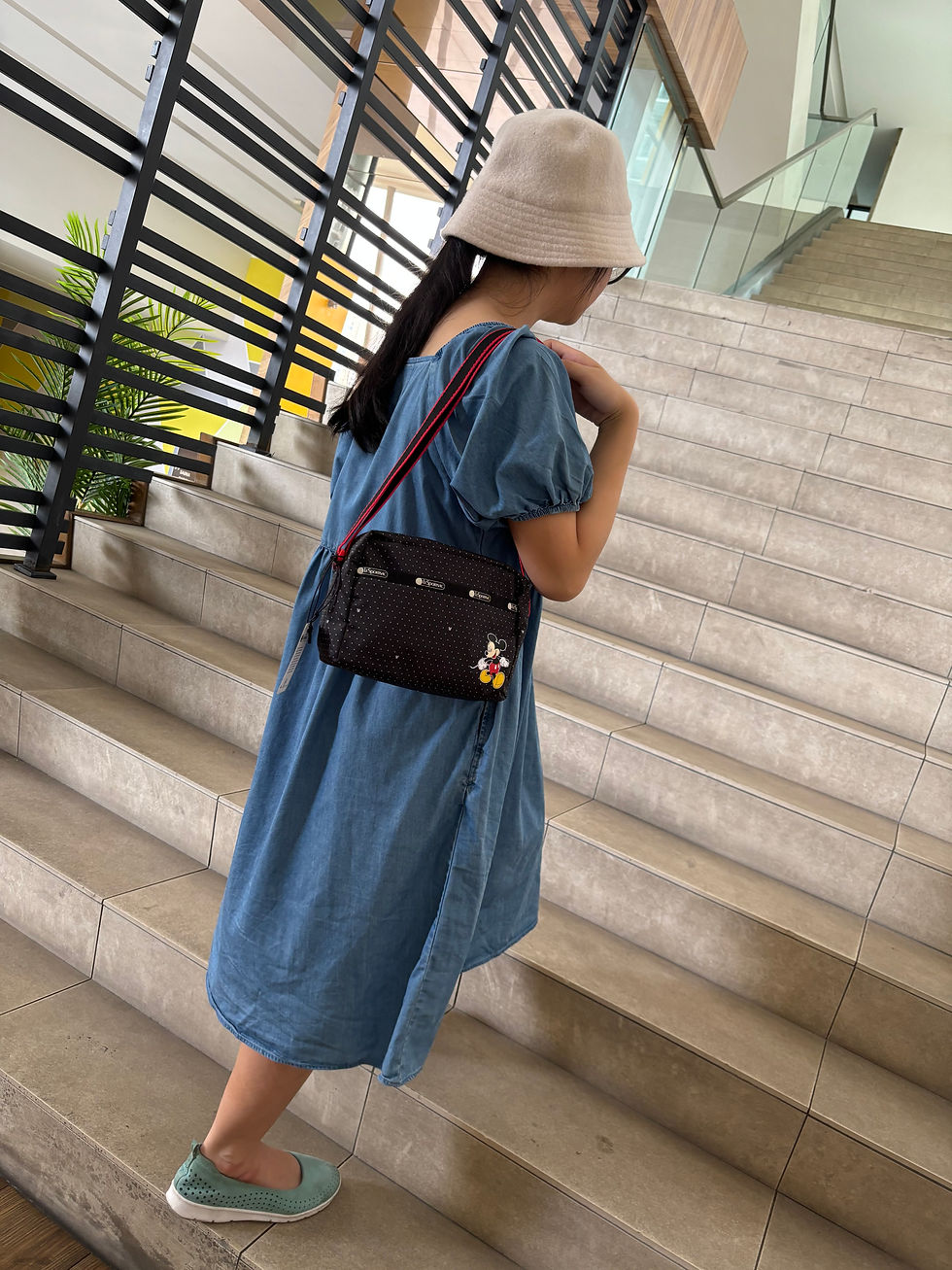Thumbnail: Lesportac Daniella crossbody Mini bag 2434G788 Mickey dot