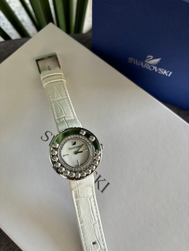 Swarovski LOVELY CRYSTALS WHITE WATCH 1160308 | Luxury2u