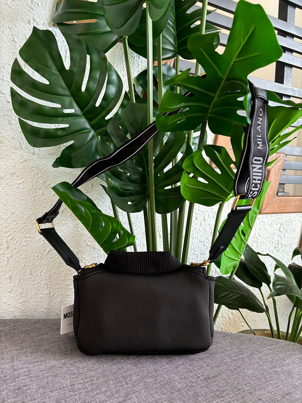 Thumbnail: Moschino Ladies Biker Jacket Crossbody Bag