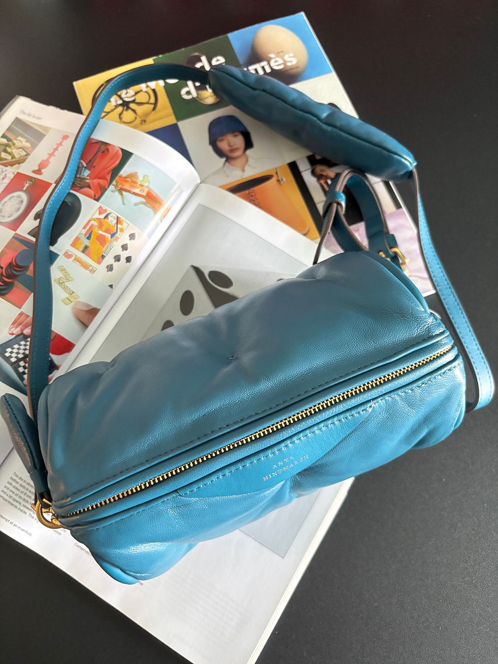 Thumbnail: Anya Hindmarch Chubby Barrel Crossbody Bag 