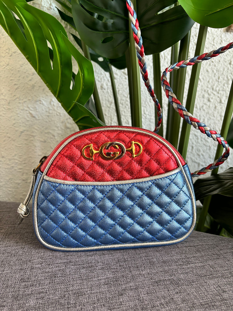 Thumbnail: Gucci 534951 Laminated Leather Mini Bag