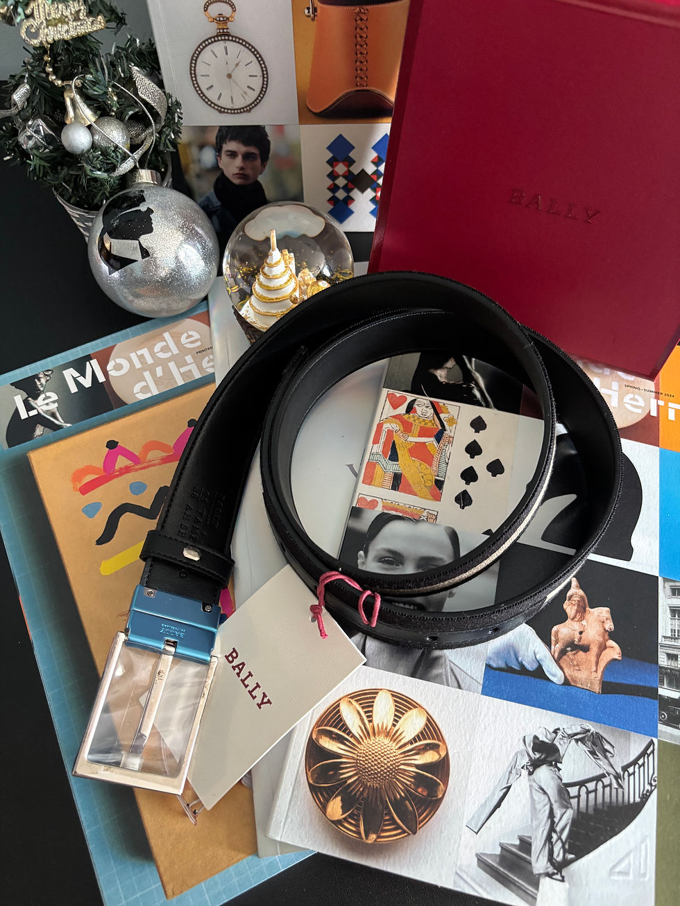 Thumbnail: Bally Tamer Leather Adjustable & Reversible 35mm Belt