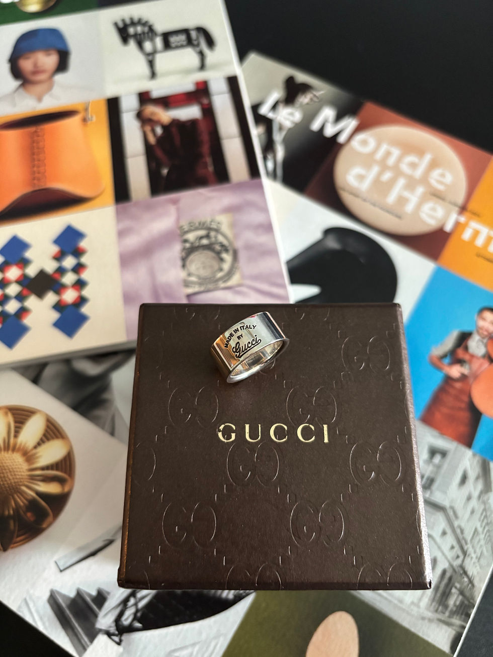 Thumbnail: Gucci Ring with Gucci trademark