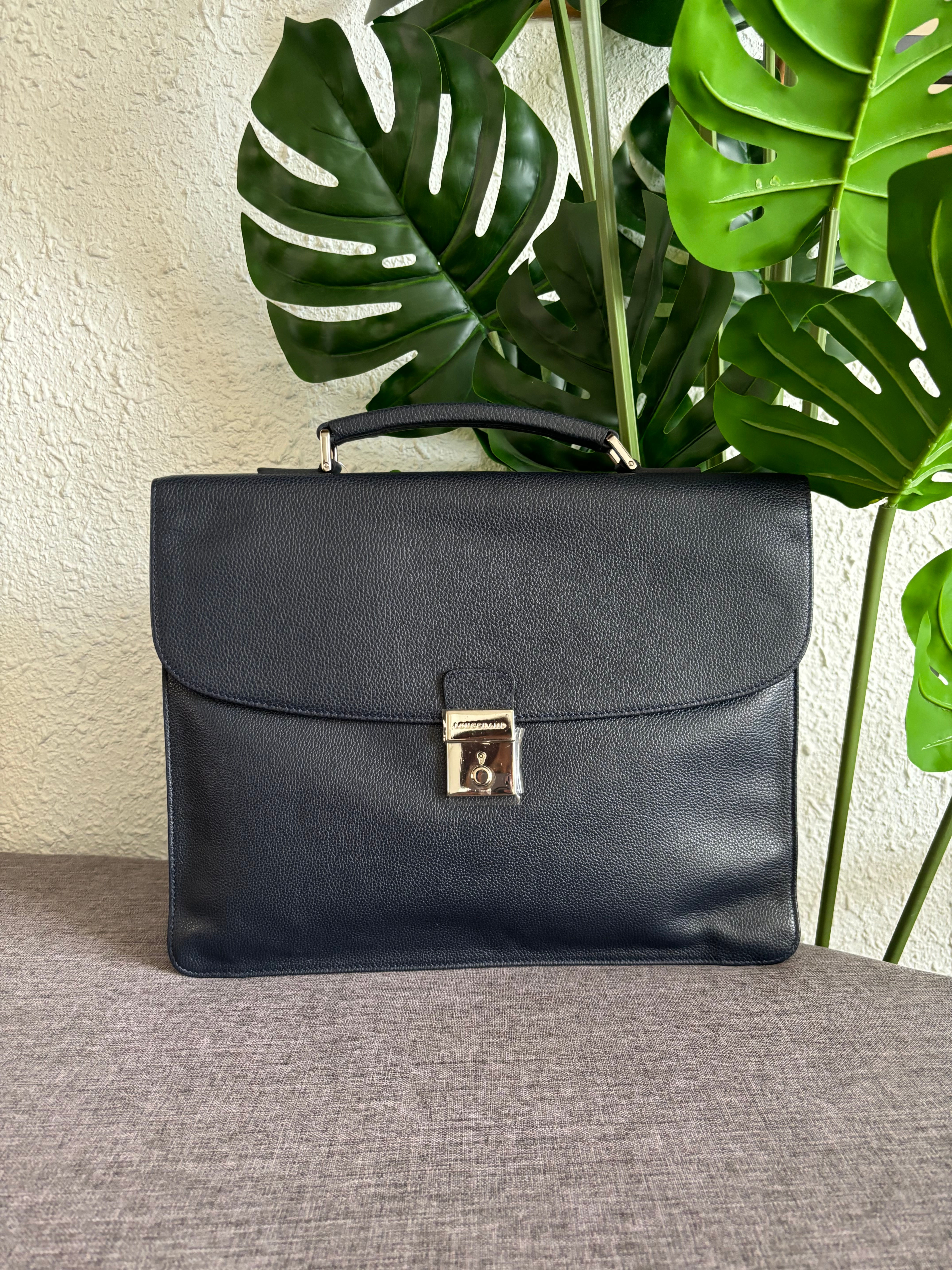 Long Champ Le Foulonne Briefcase M