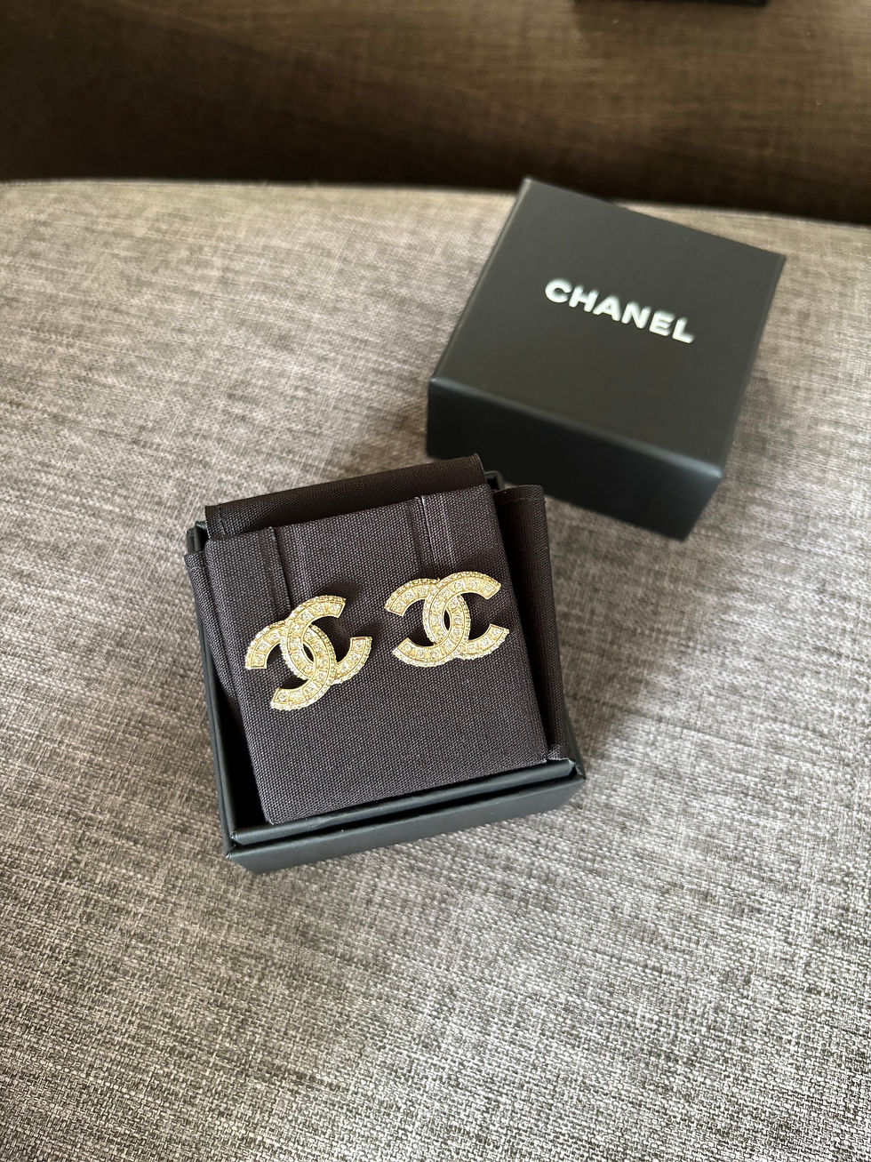 Thumbnail: Chanel Classic Big CC Logo Earring