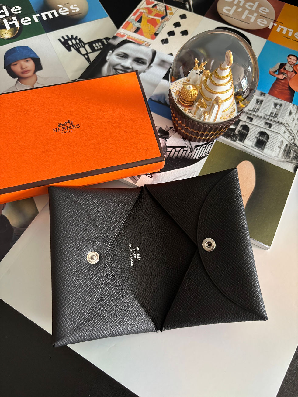 Thumbnail: Hermes Calvi Card Holder