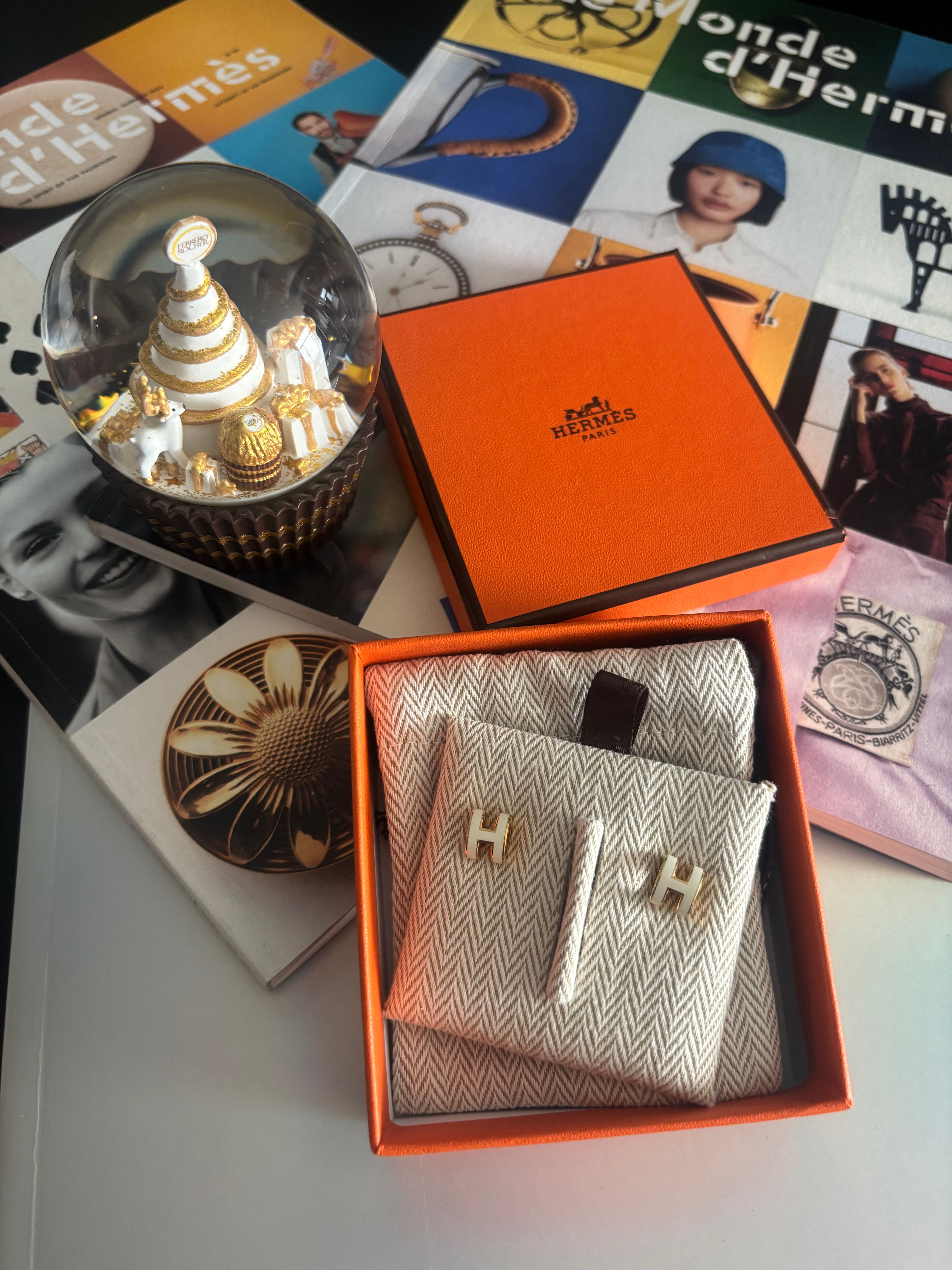 Hermes Mini Pop H earrings