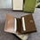 Thumbnail: Gucci 544474 Micro GG Leather Card Case Wallet 