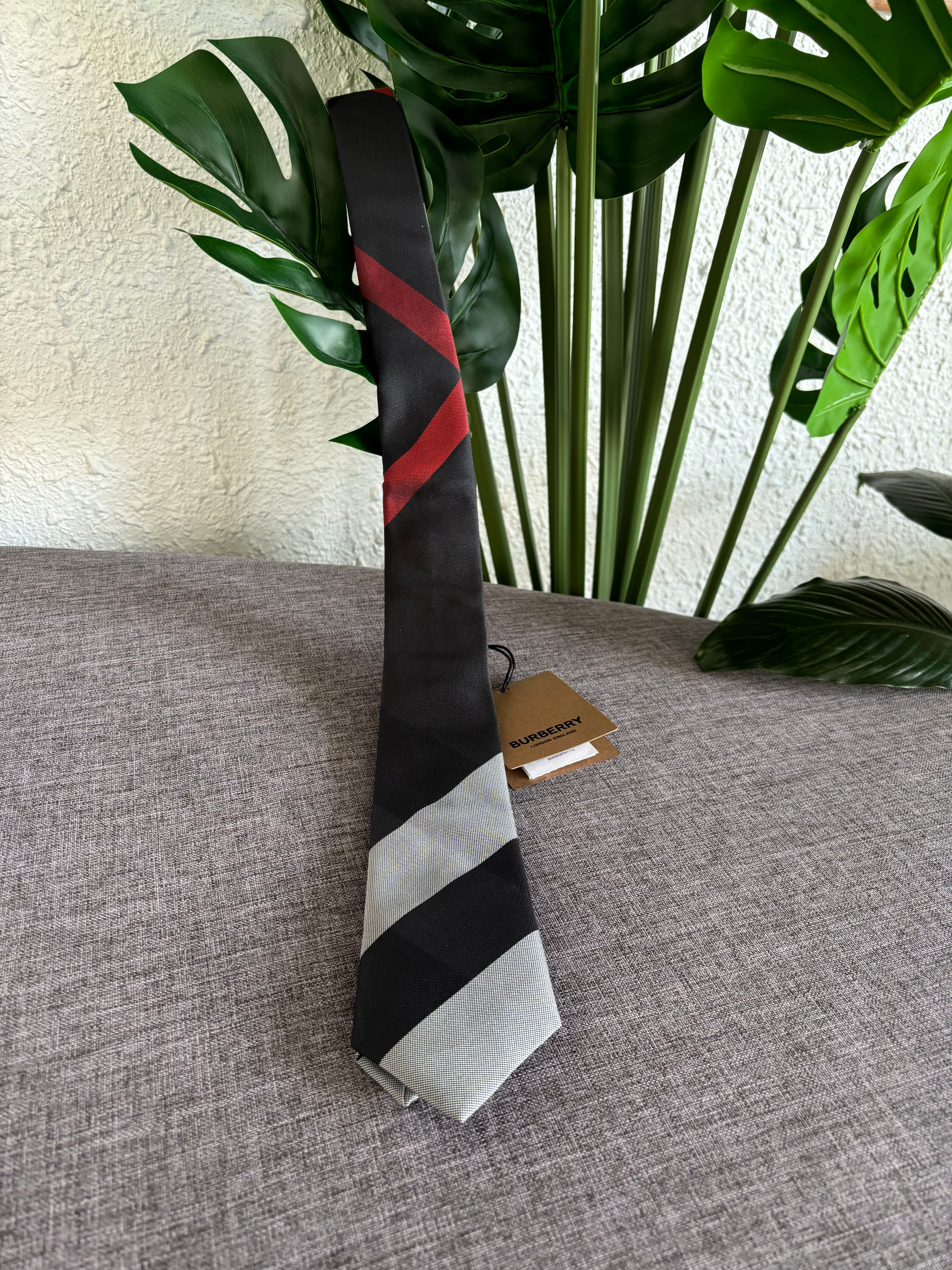 Burberry Mansion Check Silk Tie 80172751