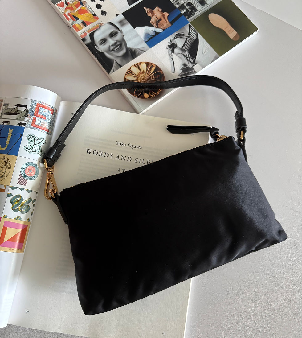 Thumbnail: Versace Medusa Nylon Hobo Bag