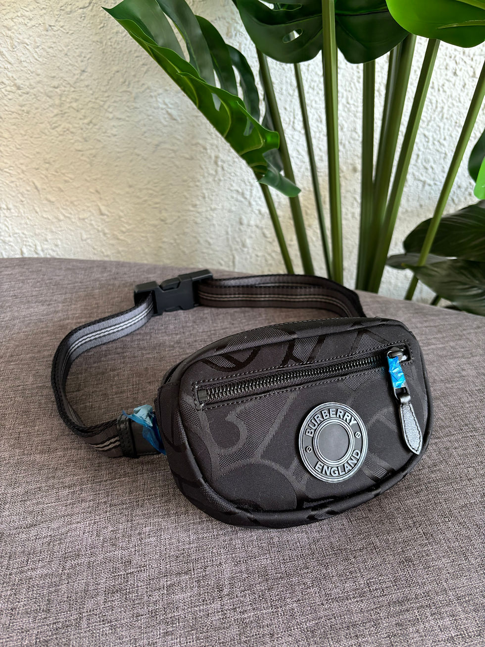 Thumbnail: Burberry Small Monogram Cannon Bum Bag 323951