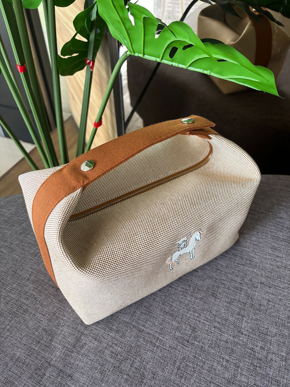 Thumbnail: Hermes Bride-a-Brac travel case, Large model