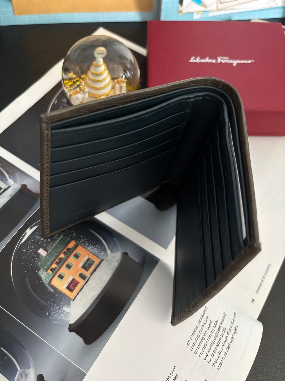 Thumbnail: Salvatore Ferragamo Gancini Logo Men Wallet