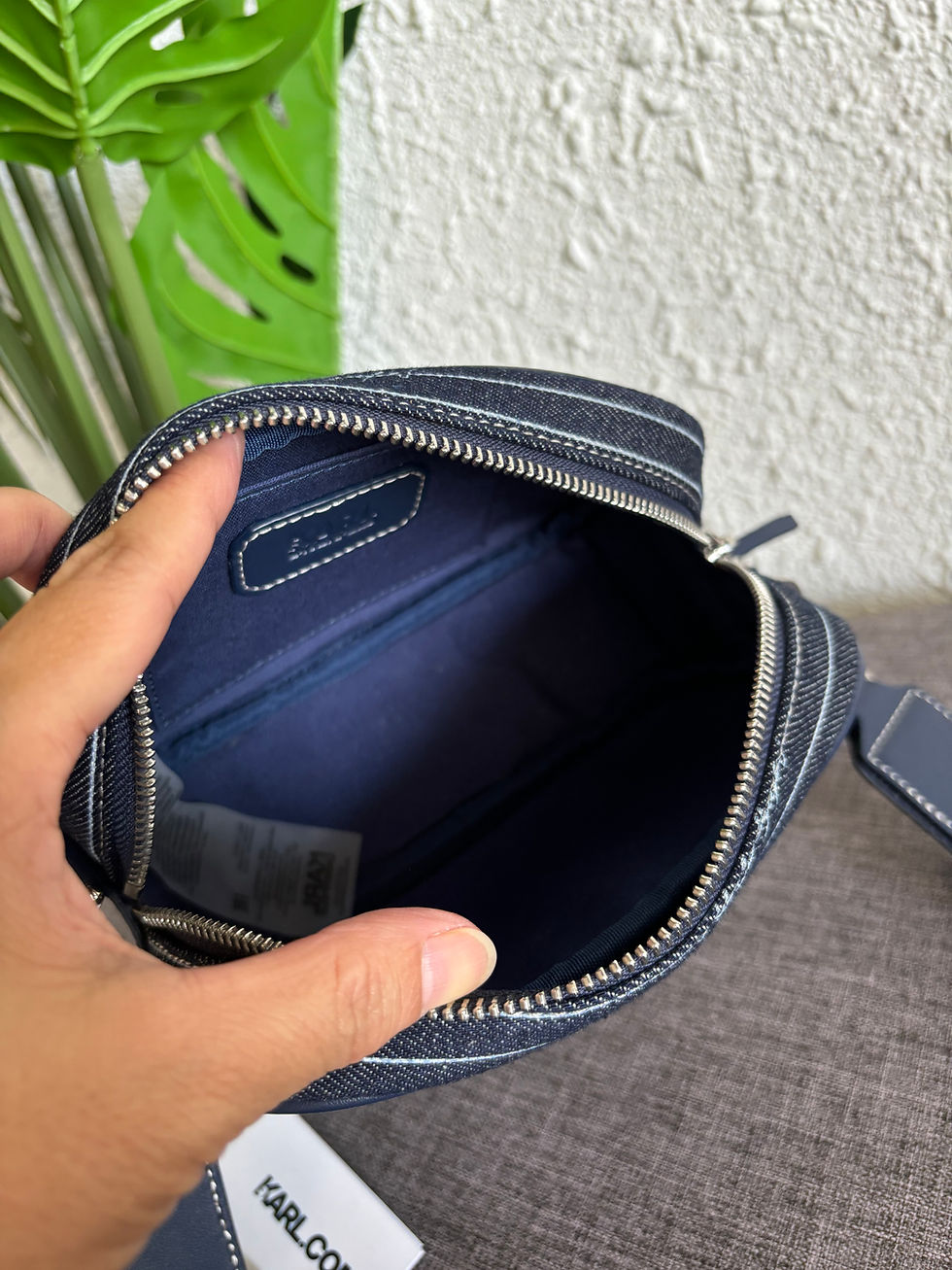 Thumbnail: Karl Lagerfeld Denim Camera Bag