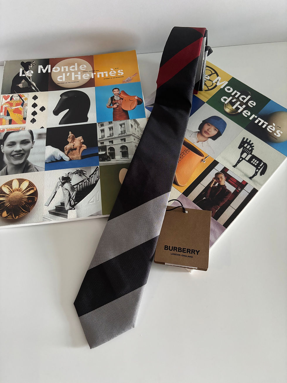 Thumbnail: Burberry Mansion Check Silk Tie 80172751