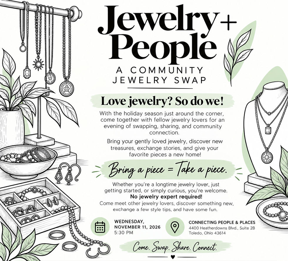 JEWELRY+ PEOPLE: Community Jewelry Swap