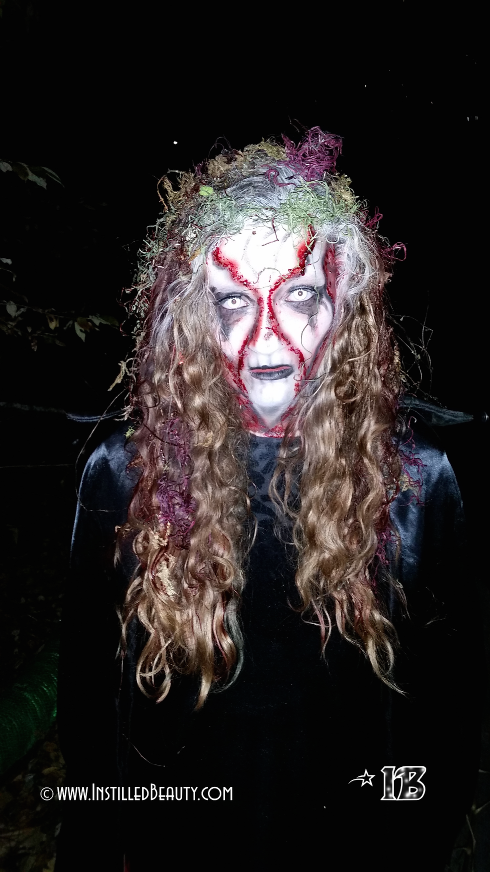 Instilled Beauty - Makeup Artistry - Evil Witch In Character 01.png