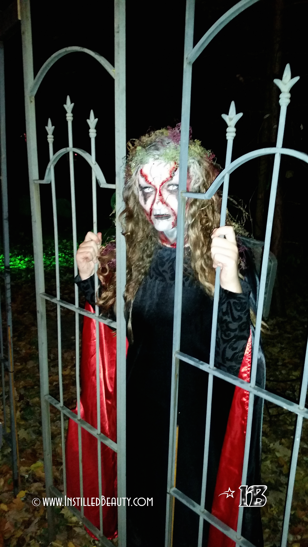 Instilled Beauty - Makeup Artistry - Evil Witch In Character 02.png