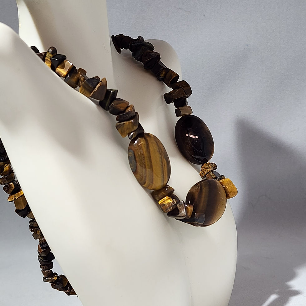 Thumbnail: Tigers eye 20" inch necklace