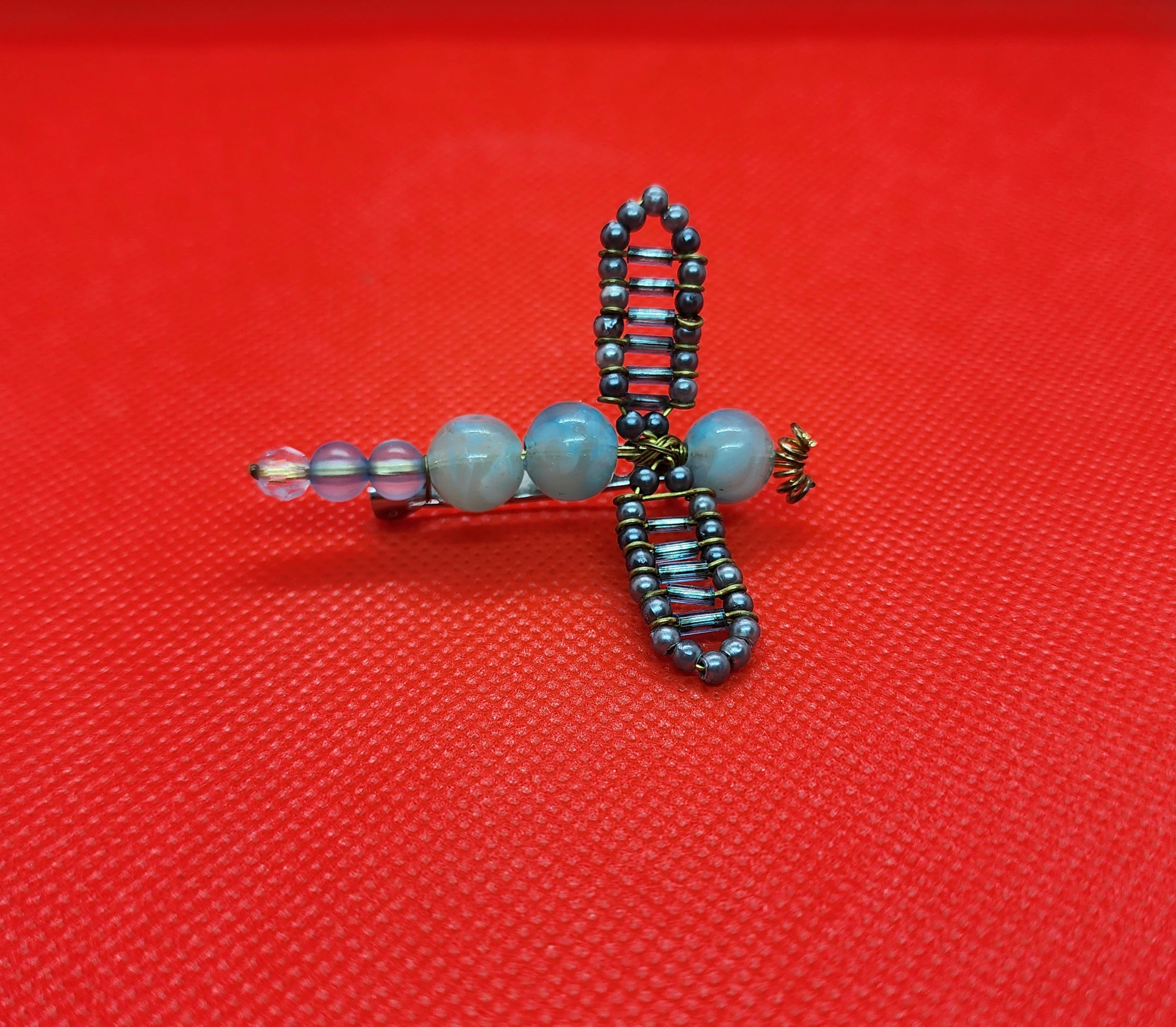 Dragonfly 2 1/2" brooch