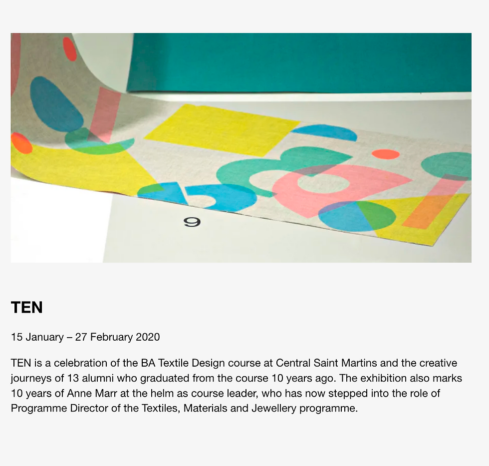 Jonna Saarinen at CSM TEN 2020
