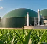 Biogas; Foto: KI-generiert