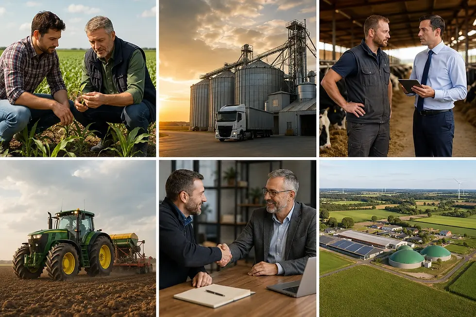 Branche mit Perspektive Agribusiness; Foto: KI-generiert mit ChatGPT