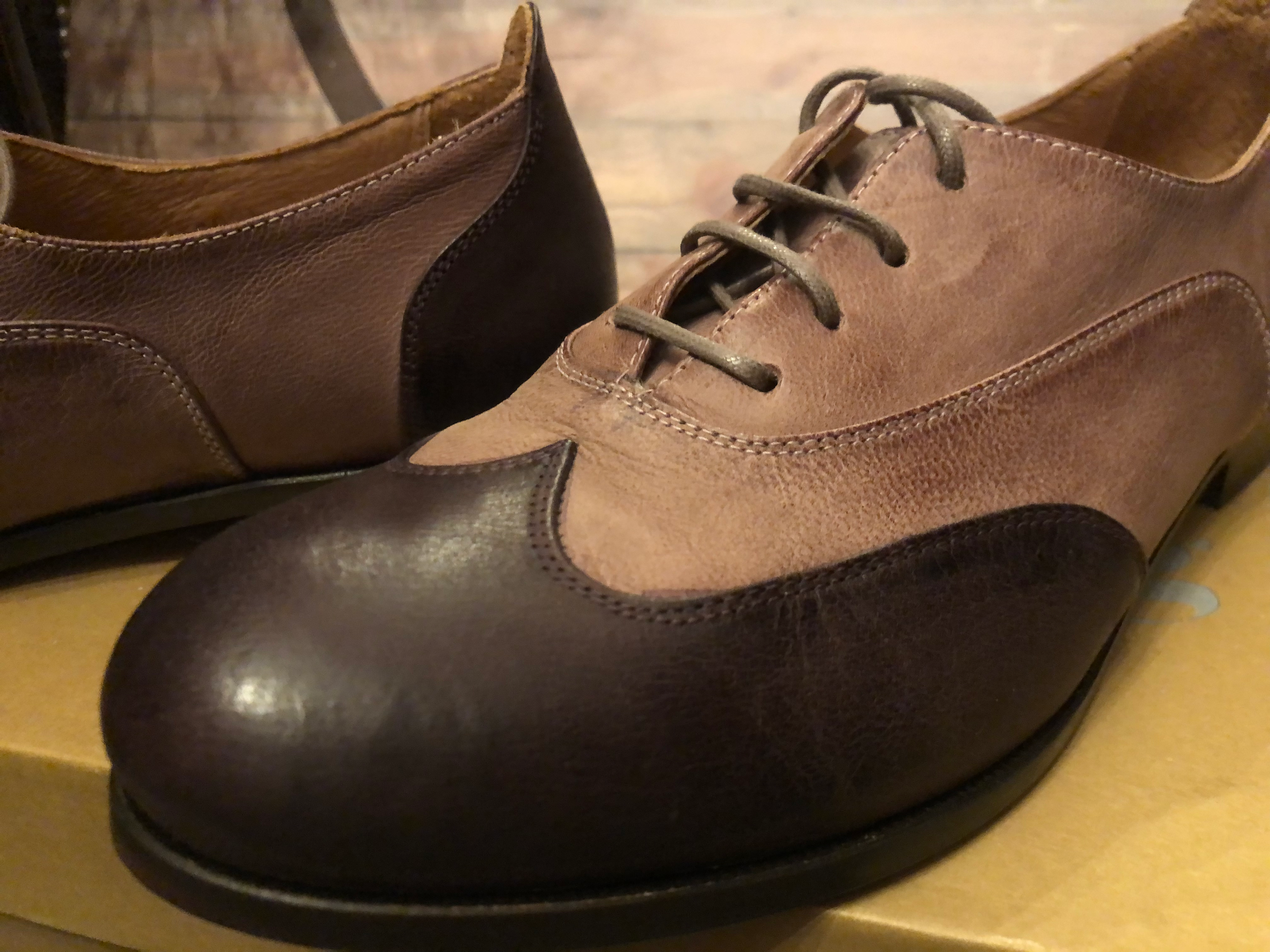 Tanzschuh flach flieder/pflaume
