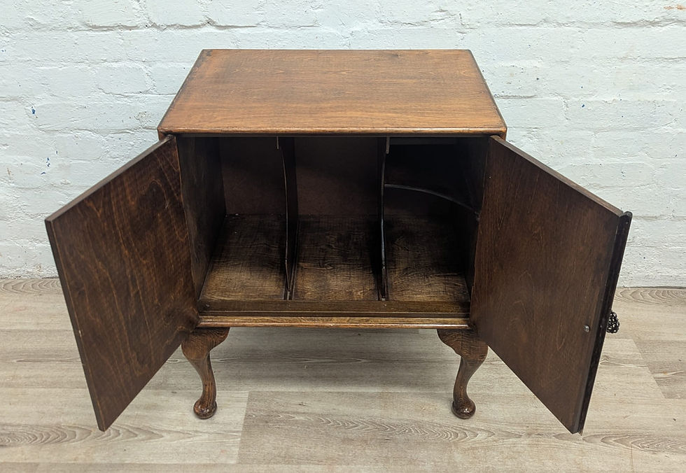 Thumbnail: Queen Anne style oak record cabinet