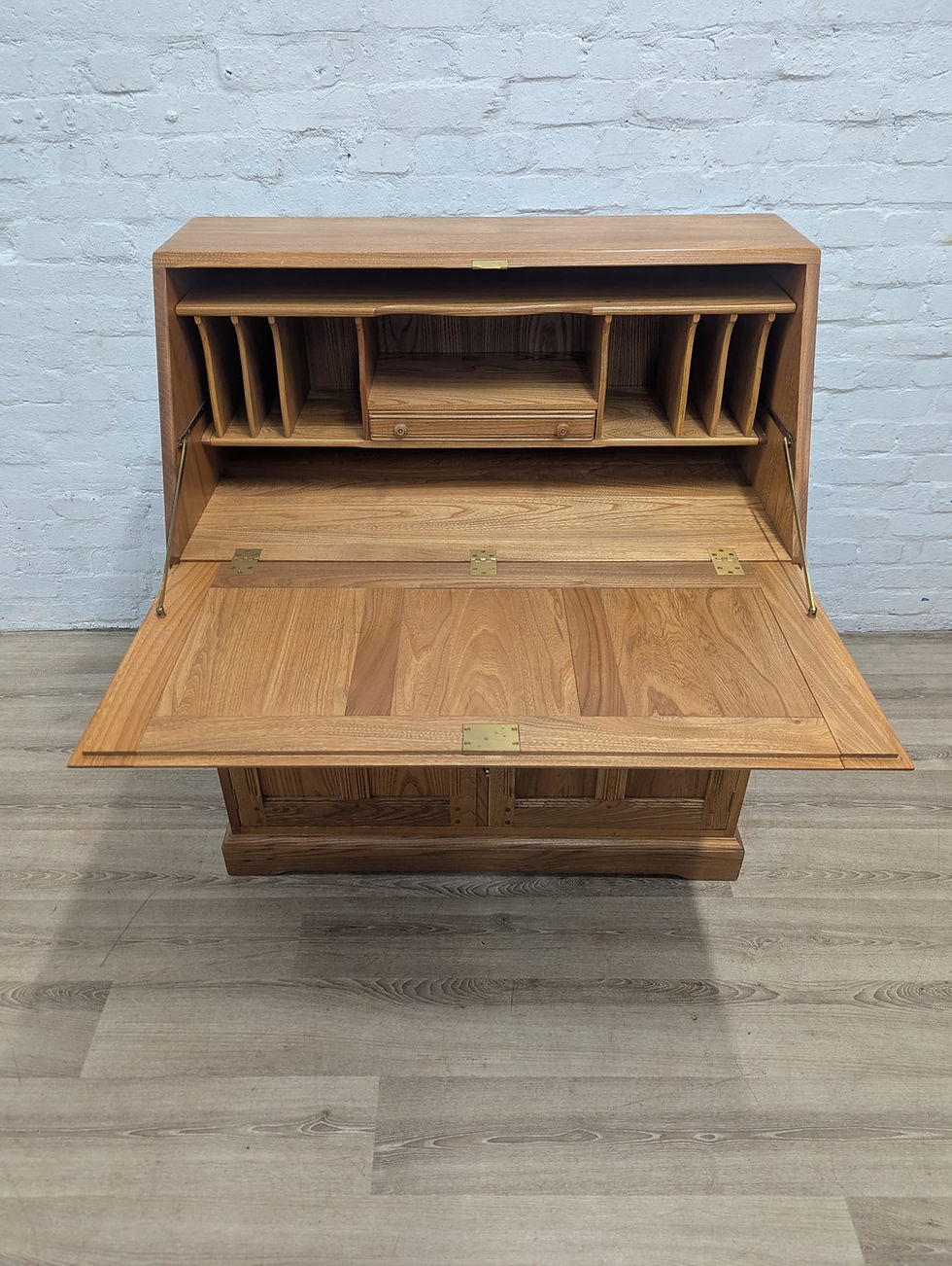 Thumbnail: Ercol  867 Connoisseur writing bureau light finish 