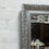 Thumbnail: Vintage silver painted rectangular mirror 
